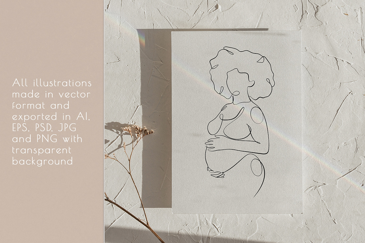 Mama - motherhood illustrations, a Person Illustration by Anna.Klets (Photo 5 of 12)