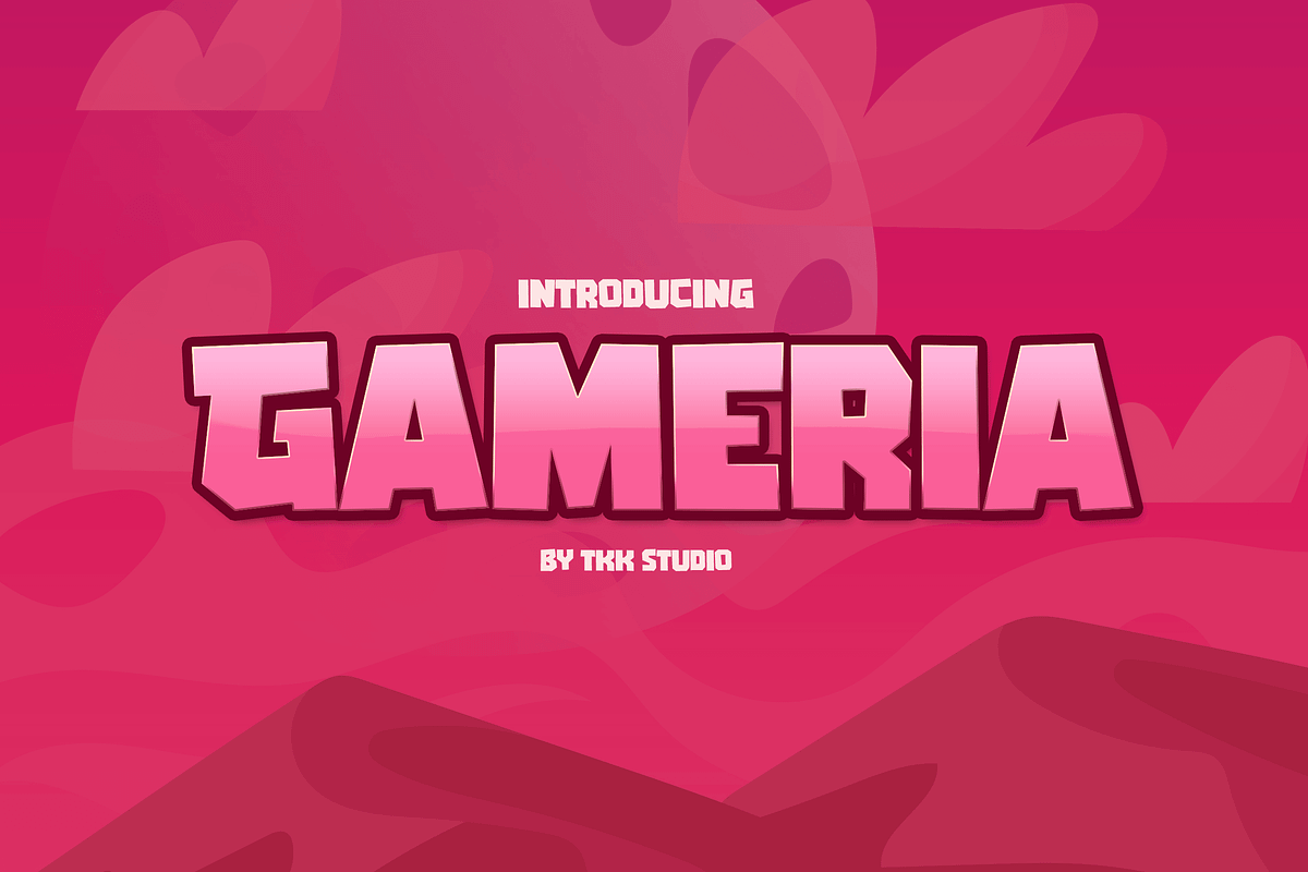 GAMERIA - Gaming Font, a Font by tokokoo (Photo 4 of 15)