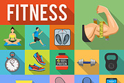Fitness & Gym Themes, a Food Illustration by TAlex (Thumbnail 2 of 7)