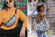 Blue Native Southwest Pattern, a Pattern Graphic by PPEthnicDecorPattern (Thumbnail 9 of 10)