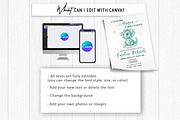 Little Dragon Baby Shower Bundle, an Invitation Template by SvetaArtStore (Thumbnail 2 of 7)