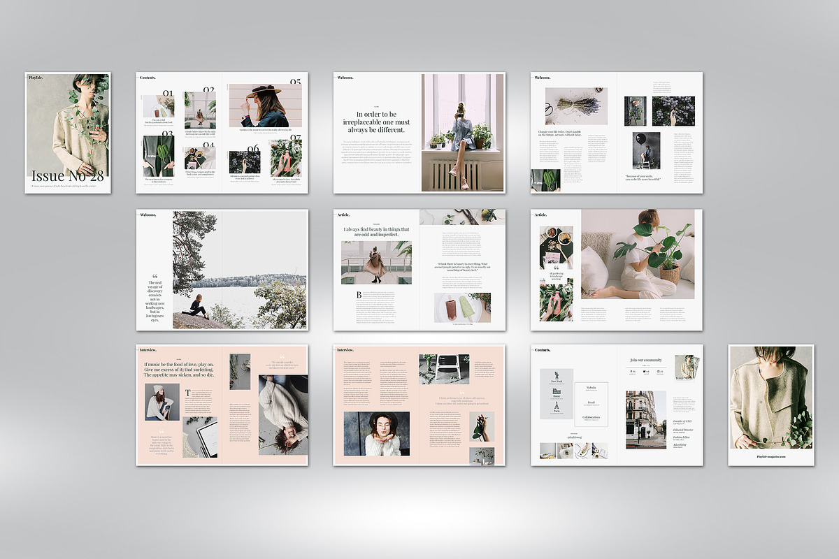 Playfair Magazine Template, a Magazine Template by Andre28 (Photo 8 of 8)