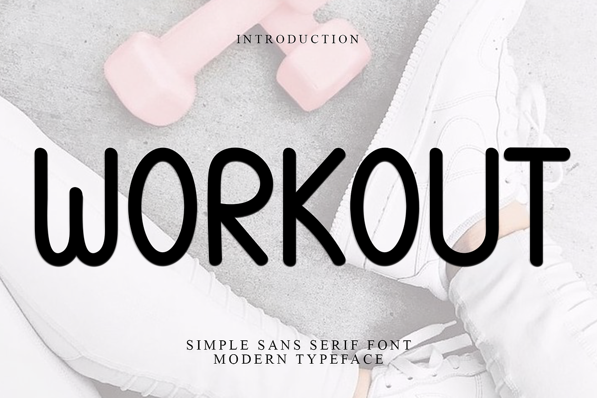 Workout, a Sans Serif Font by InermediaSTUDIO (Photo 1 of 7)