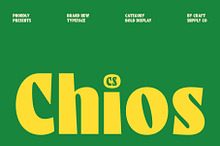 CS Chios – Bold Sans Serif