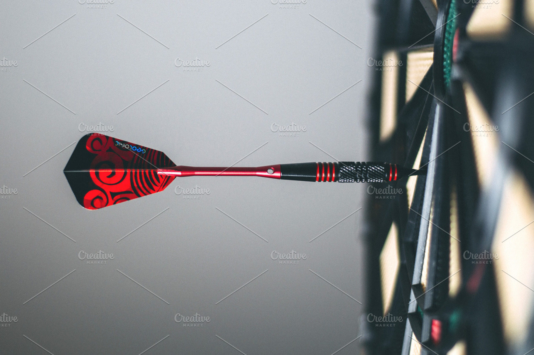 Target stock photo, an Abstract Photo by Lukasz Oslizlo