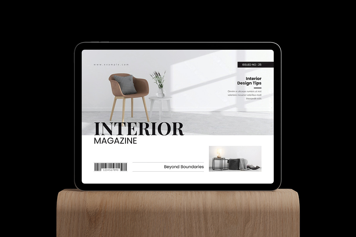 Interior Design Magazine Landscape, a Magazine Template by NorthPeak (Photo 2 of 10)
