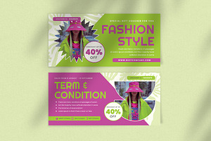 Gift Voucher Fashion Style, a Flyer Template by rzkaamlya