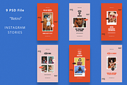 Retro Fashion Instagram & Canva, a Social Media Template by Attype (Thumbnail 3 of 4)