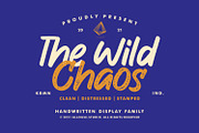 The Wild Chaos Font, a Script Font by Allouse Studio (Thumbnail 1 of 16)