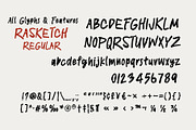 RASKETCH, a Handwritten Font by BBtypeStudios (Thumbnail 13 of 16)