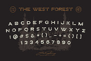 The West Forest [Intro Rate], a Sans Serif Font by Hustle Supply Co. (Thumbnail 7 of 7)