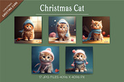 Christmas Adorable cats. Christmas, an Animal Illustration by KENO Mascots (Thumbnail 4 of 4)