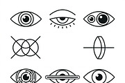 Bundles Set Optical Store Icons, an Outline Icon by adenpinkstore (Thumbnail 26 of 44)