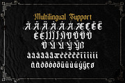 Livingstone - Blackletter Font, a Blackletter Font by StringLabs (Thumbnail 10 of 11)