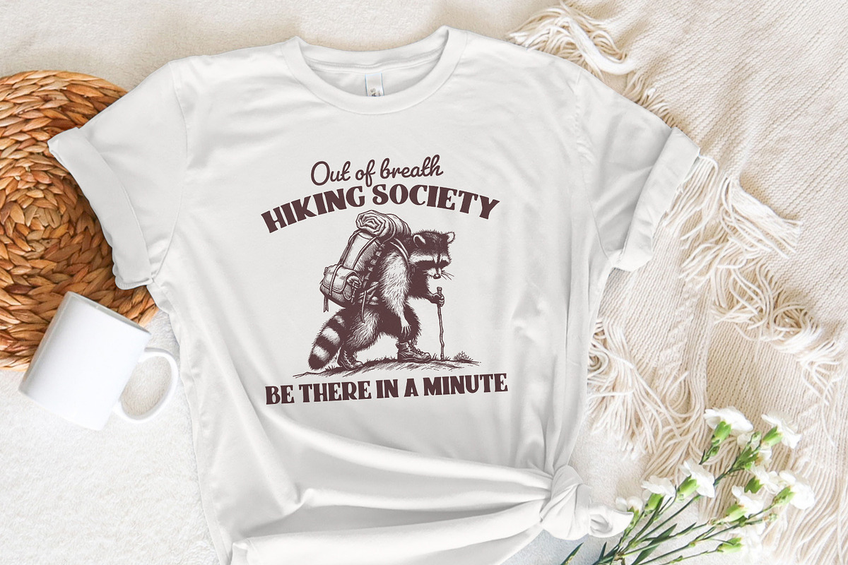 Out of Breath Hiking Society PNG, an Illustration by SharpMarketplace (Photo 3 of 9)
