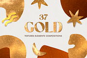 Luxury Gold Textures & Backgrounds, a Texture Graphic by Moon House Shop (Thumbnail 1 of 6)