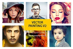 Vector Painting V2 Photoshop Actions