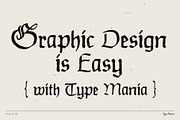 Disarm TM – Distressed Fraktur, a Blackletter Font by Type Mania (Thumbnail 10 of 10)