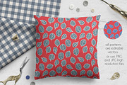 Farmhouse plaids and florals, a Pattern Graphic by Cozy pattern shop (Thumbnail 2 of 9)