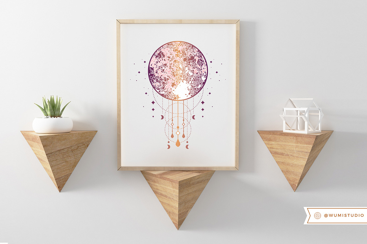 Mystic Moon, an Illustration by Wumi Studio (Photo 5 of 6)
