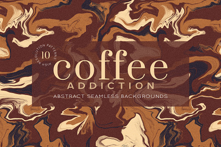 ABSTRACT COFFEE PATTERN set Vol.4