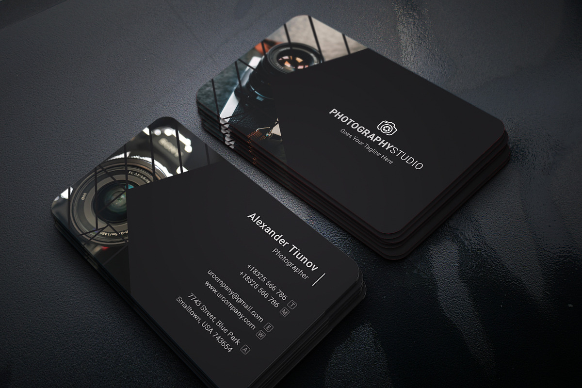 Photography Business Card, a Business Card Template by graphicsunday (Photo 1 of 4)
