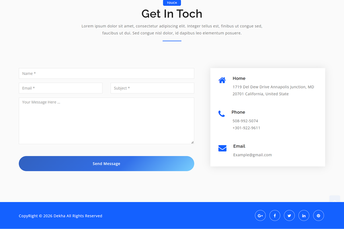 Minimal Developer Portfolio HTML, a Bootstrap Template by Themeplaza (Photo 7 of 7)