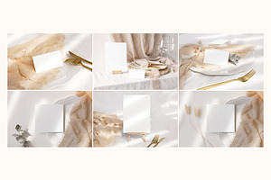 Card Mockup Bundle Wedding