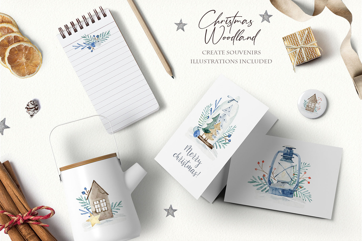 Winter Watercolor Collection, an Animal Illustration by svetsum (Photo 8 of 9)