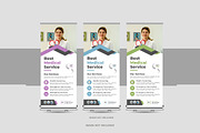 Medical, hospital roll up banner set, a Card Template by Pavel_design (Thumbnail 10 of 11)
