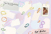 Soft Archive Scrapbook Collage Kit, an Object Graphic by DreamoraArt (Thumbnail 2 of 13)