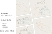 16 Mystery wicca good energy kit, an Illustration by Bloom21Art (Thumbnail 1 of 5)