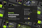Sporta - Fitness & Gym Google Slide, a Presentation Template by Annora Studio (Thumbnail 1 of 5)