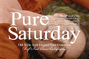 Pure Saturday - Font Duo, a Serif Font by Alcode (Thumbnail 1 of 19)