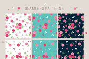 Summer flowers, a Decorative Illustration by Tkoko vectors & patterns (Thumbnail 5 of 5)
