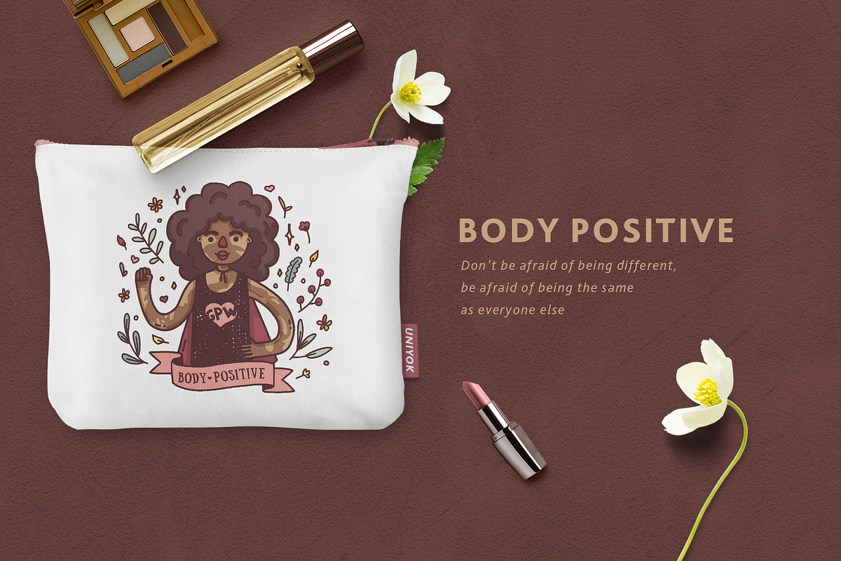 Set Body Positive Girls, a Healthcare Illustration by Uniyok (Photo 9 of 11)