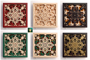 Decorative Mandala 3D Layered SVG, a Decorative Illustration by pixaroma (Thumbnail 10 of 10)