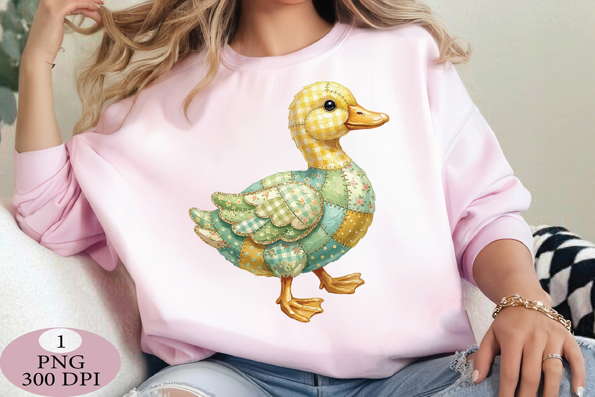 Easter Duck Png, Patchwork Png, an Illustration by Daily.Designs (Photo 5 of 5)