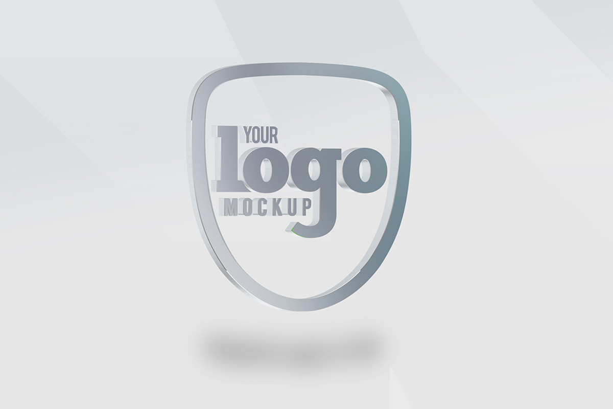 3D Logo Mockups, a Product Mockup by kampkode (Photo 5 of 5)