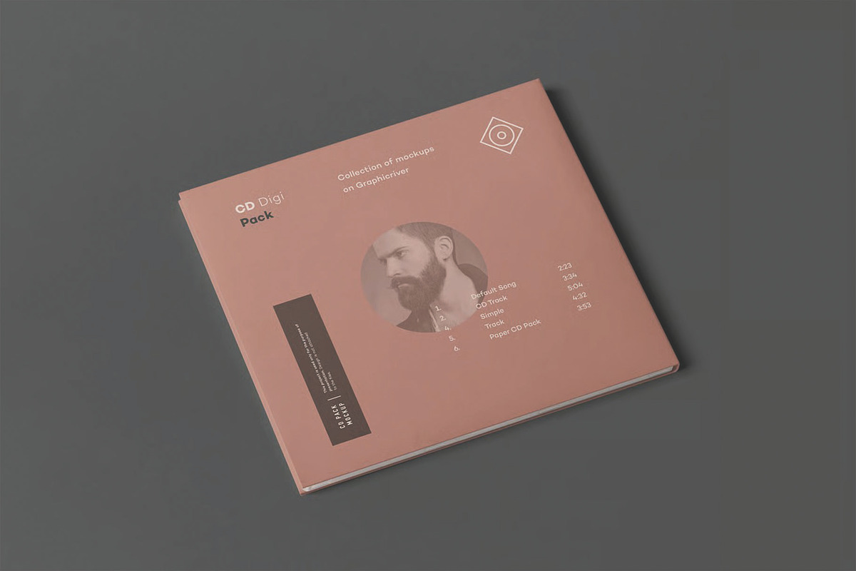 CD Digi Pack Mockup - Album Cover, an Advertising Mockup by DesignRushMarket (Photo 5 of 15)