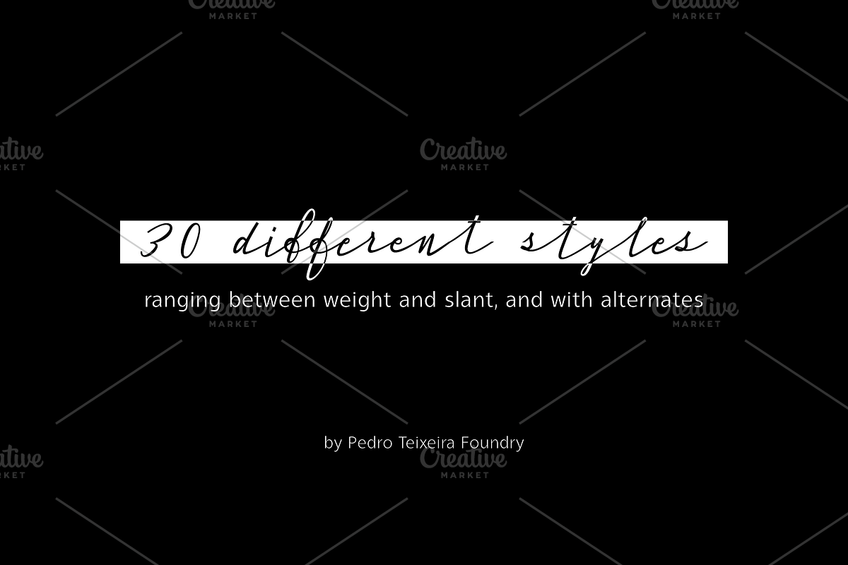 50%Off - Huge Script Family, a Script Font by vectalex (Photo 3 of 9)