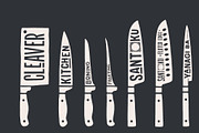 Knife, collection. Fish cutting, a Food Illustration by Foxys Graphic (Thumbnail 3 of 3)