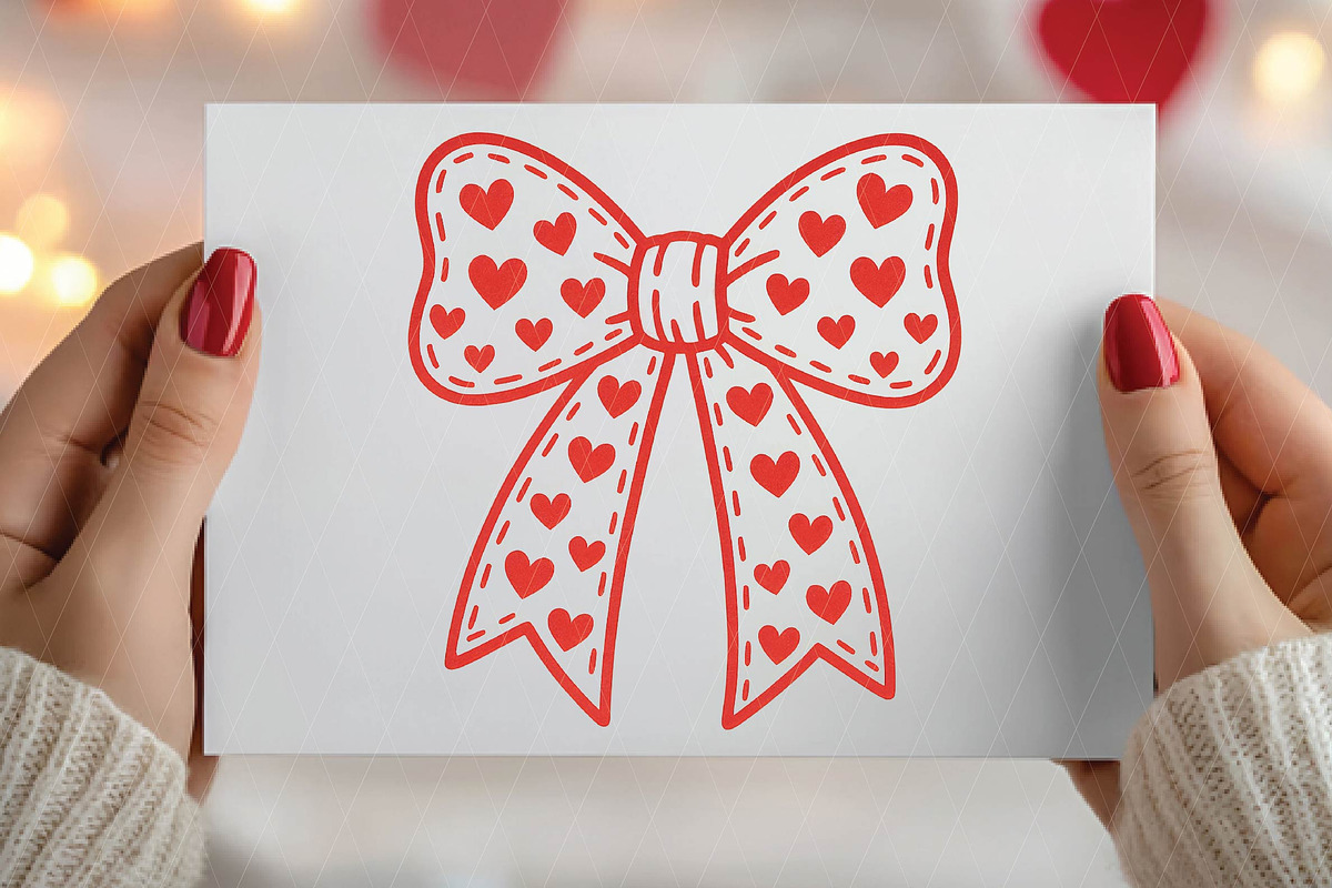 Valentine Coquette Bow PNG, an Illustration by DreamPrint404 (Photo 7 of 8)