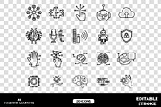 Artificial Intelligence Line Icon, an Outline Icon by Unique Design Team (Thumbnail 1 of 3)