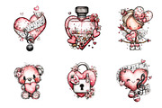Valentine's Sublimation Clipart, an Illustration by Design Market (Thumbnail 3 of 5)