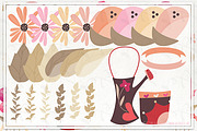 Springtime 03 - Red and Pink Vector, an Illustration by Michelle Alzola (Thumbnail 5 of 5)