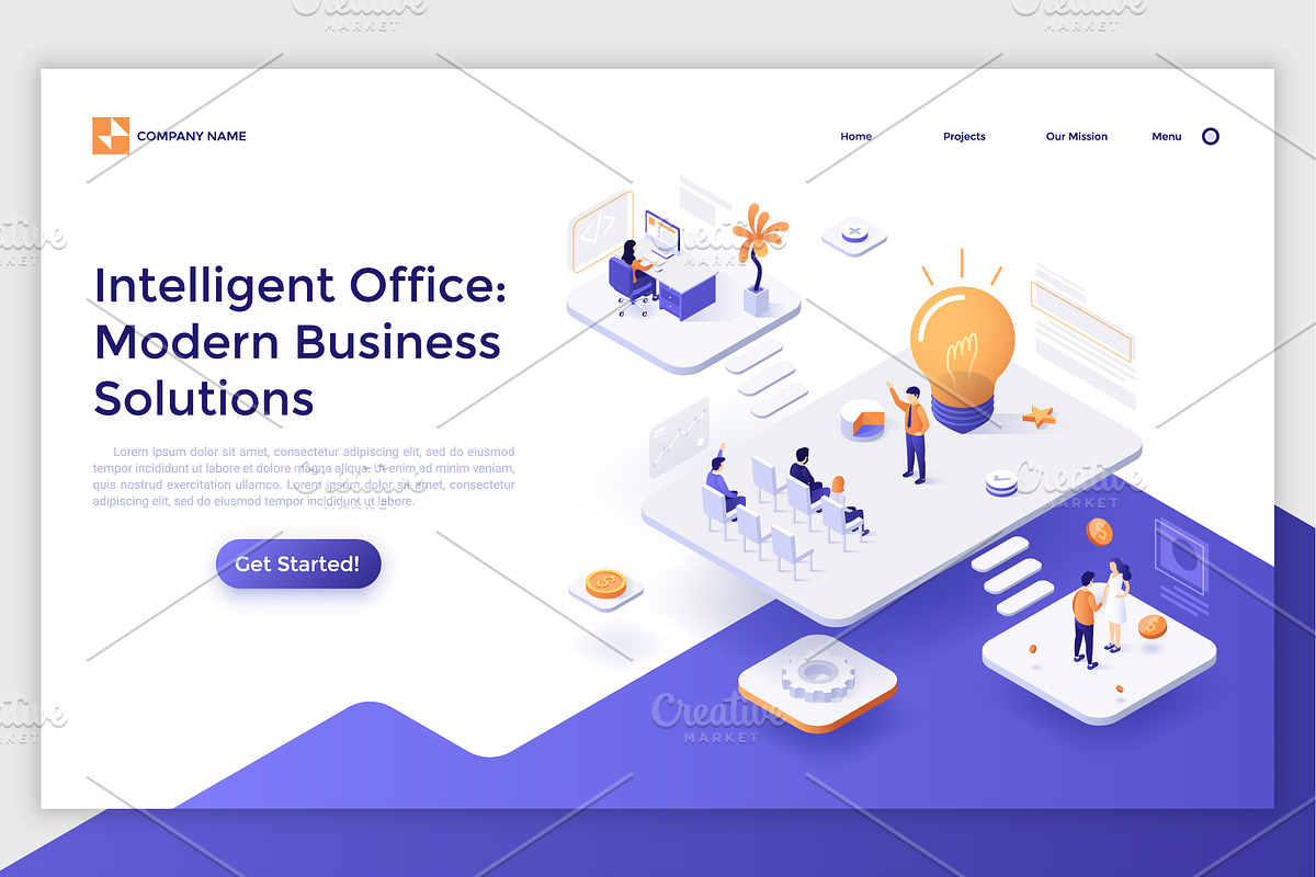 Isometric Solutions Mini. Part 10, a Templates & Theme by Andrew Kras Design (Photo 10 of 16)