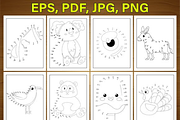 100 Dot to Dot Activity Book for Kid, a Decorative Illustration by Ink Gallery (Thumbnail 2 of 3)