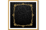 Vintage gold frame, a Decorative Illustration by RODINA (Thumbnail 2 of 3)