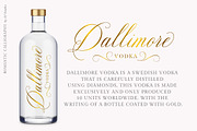 Glaston Romantic Calligraphy, a Script Font by Ef Studio (Thumbnail 5 of 13)